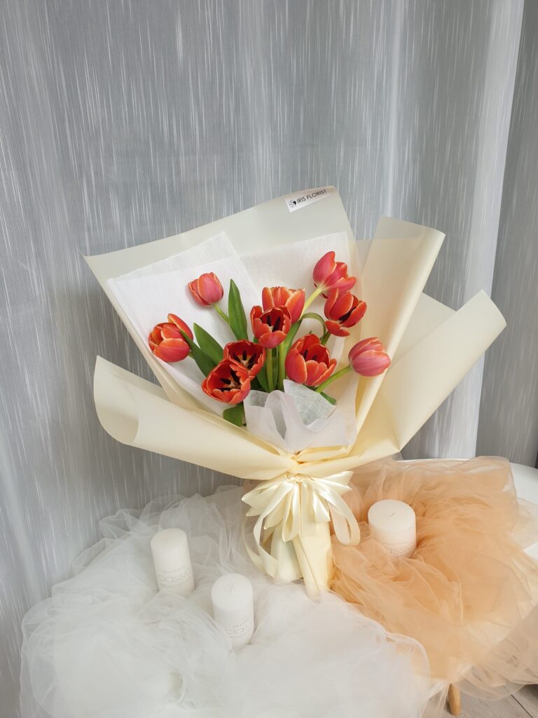 Hoa tulip và kỷ niệm ngày cưới